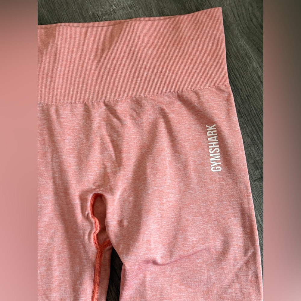 Gymshark Seamless Leggings Coral Pink | Women’s Size Small - Picture 2 of 5